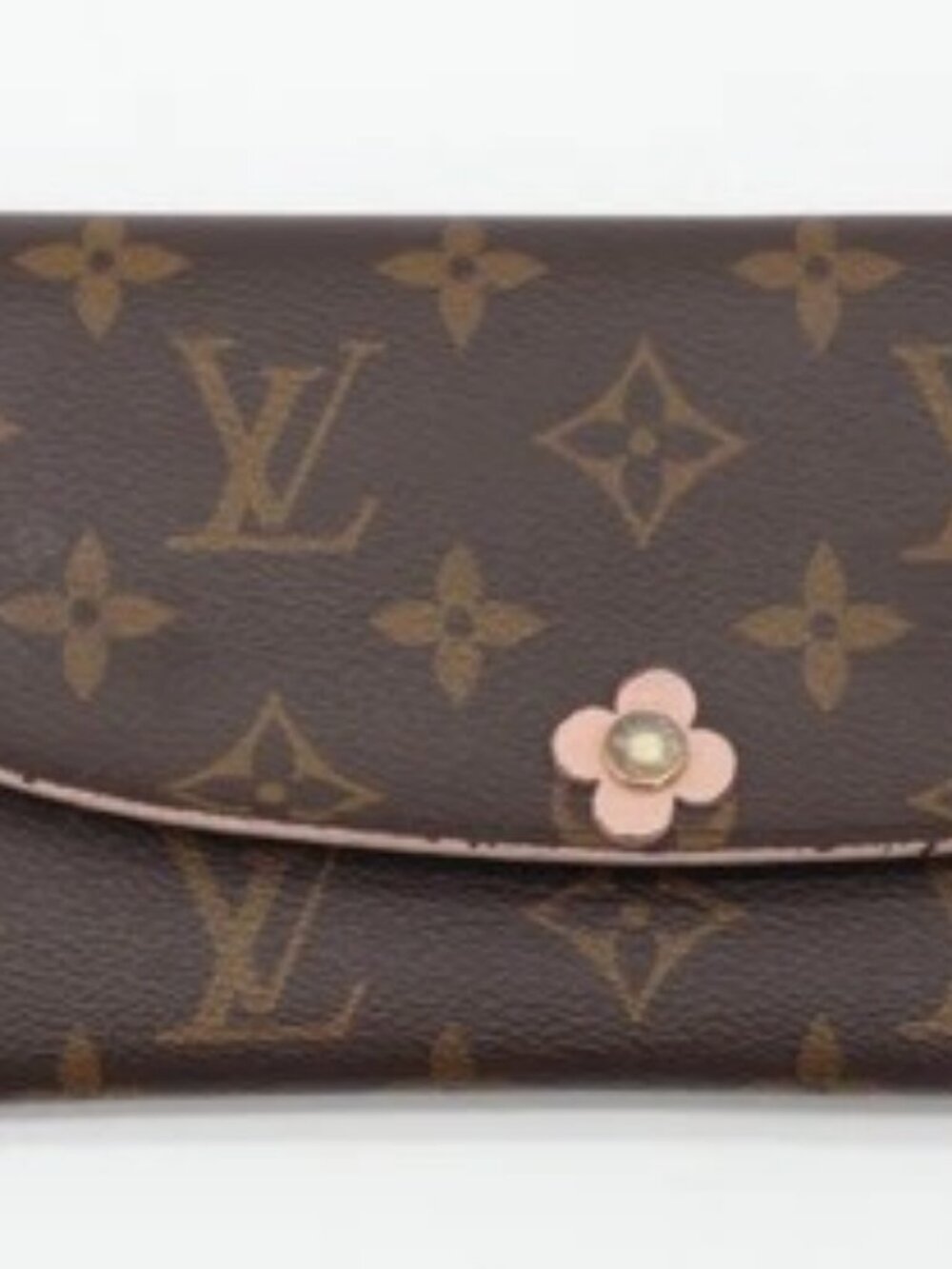 Louis Vuitton Monogram Bloom Flower Emilie Wallet - Fuchsia